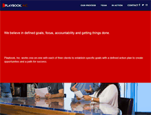 Tablet Screenshot of playbookinc.com